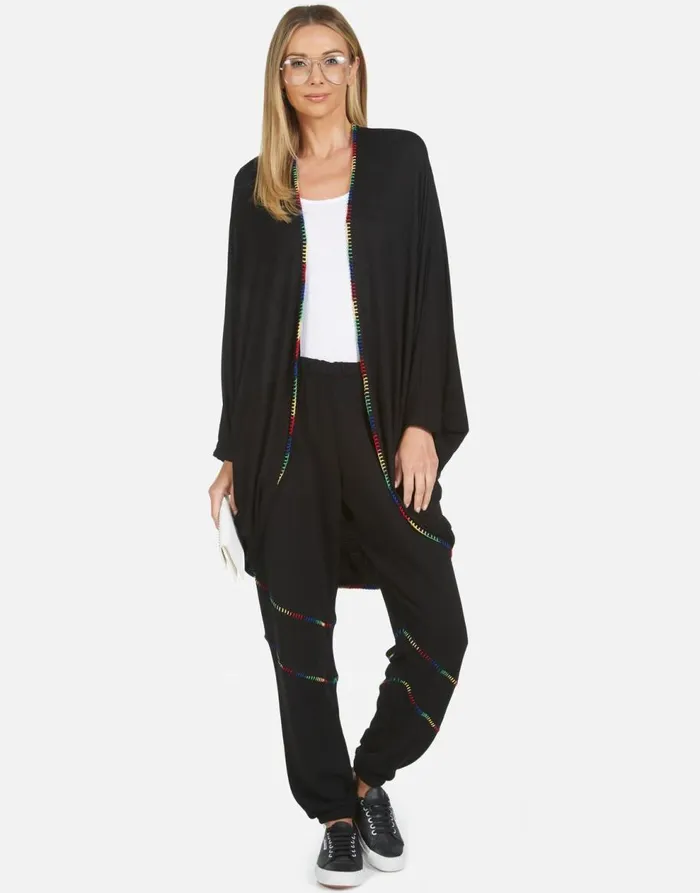 Women039s Abra Cool Skull Black Lauren Moshi Long Sweatpants