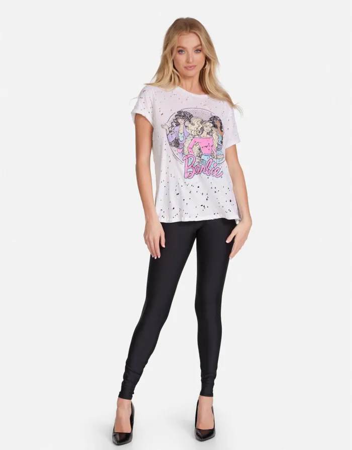 Women039s Bess Barbie U0026 Friends White Lauren Moshi Short Sleeve