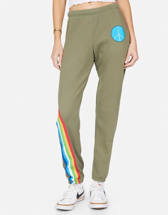 Women039s Brynn Elements Daisy Military Lauren Moshi Long Sweatpants