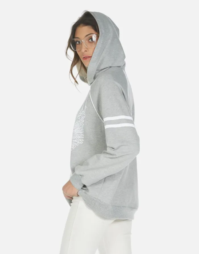 Women039s Davina Moshi Eagle Heather Grey Lauren Moshi Hoodies