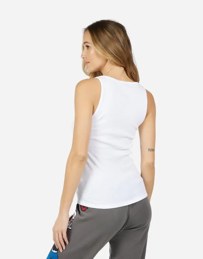 Women039s Esmerelda Popeye U0026 Olive Oyl White Lauren Moshi Tanks