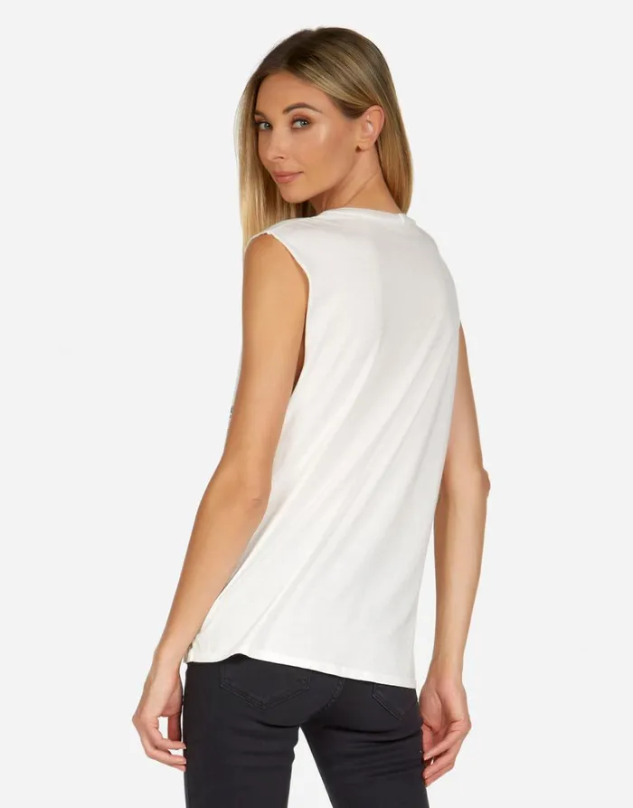 Women039s Kel Guns N039 Roses Milk Lauren Moshi Tanks