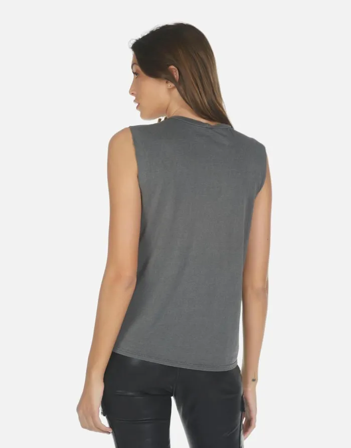 Women039s Kel X Crystal Poison Pigment Black Lauren Moshi Tanks