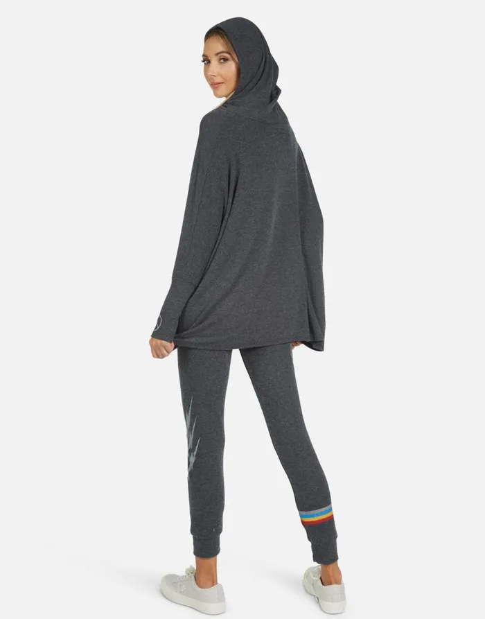 Women039s Kizzy Electric Elephant Elements Heather Black Lauren Moshi Long Sweatpants