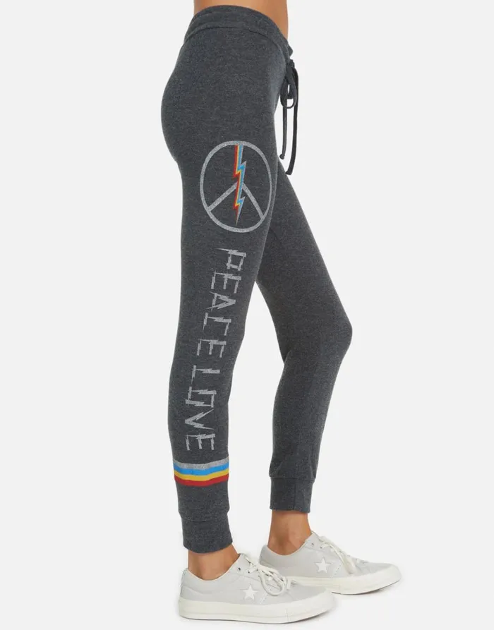 Women039s Kizzy Electric Elephant Elements Heather Black Lauren Moshi Long Sweatpants