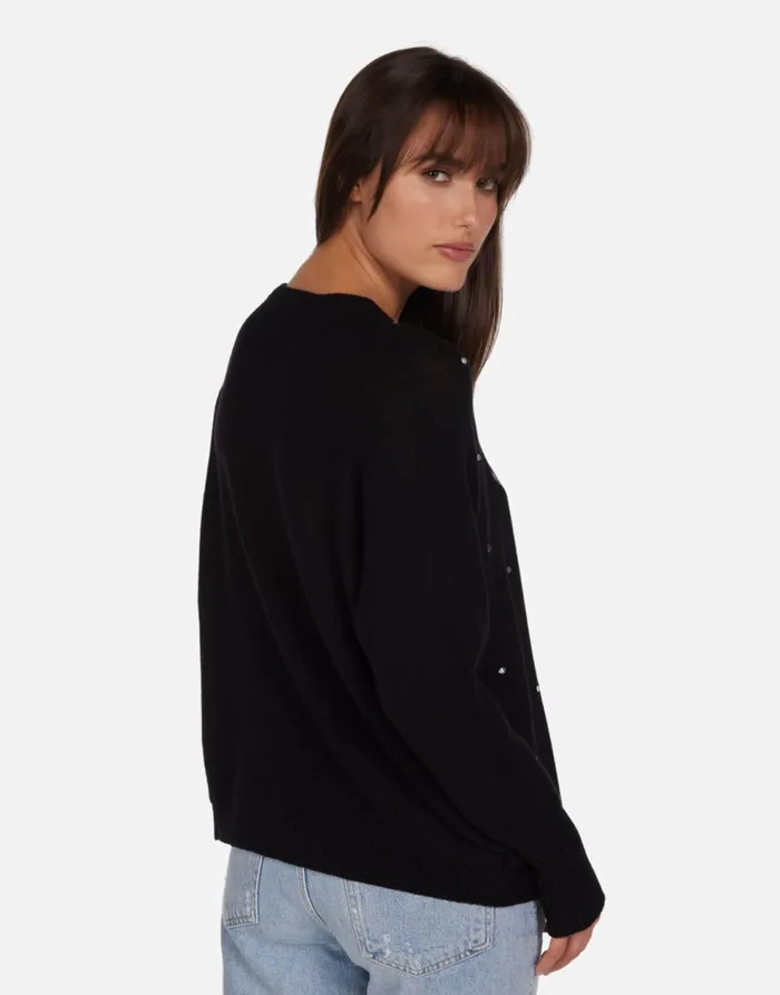 Women039s Ladona Diamond Star Black Lauren Moshi Long Sleeve