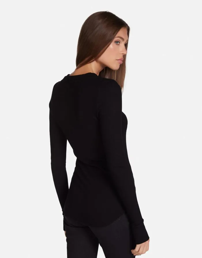 Women039s McKinley Diamond Royal Skull Black Lauren Moshi Long Sleeve