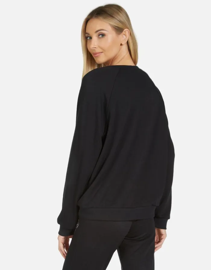 Women039s Noleta Sprinkle Lip Black Lauren Moshi Long Sleeve