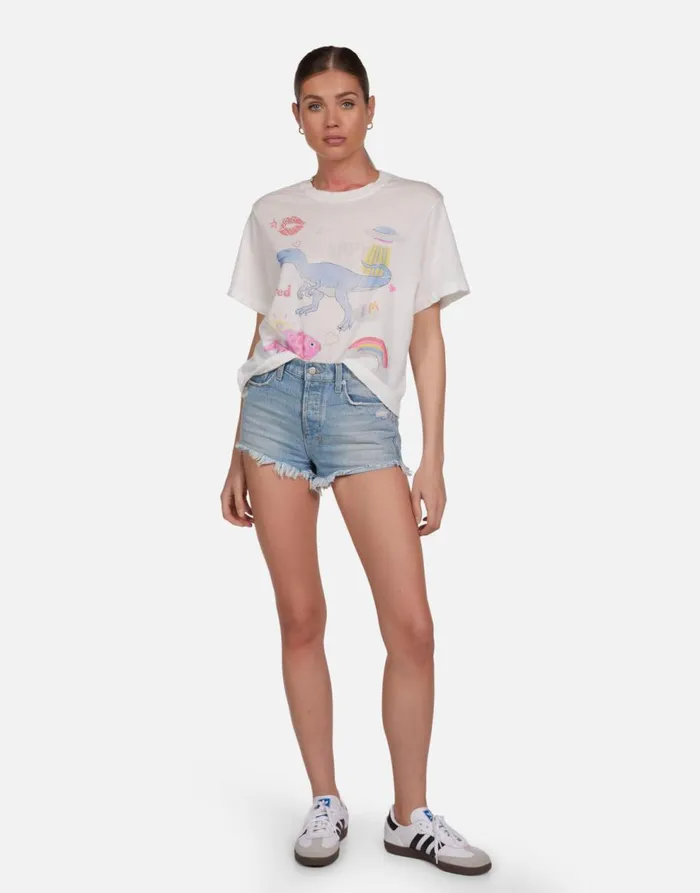 Women039s Rue Dino Elements Milk Lauren Moshi Short Sleeve