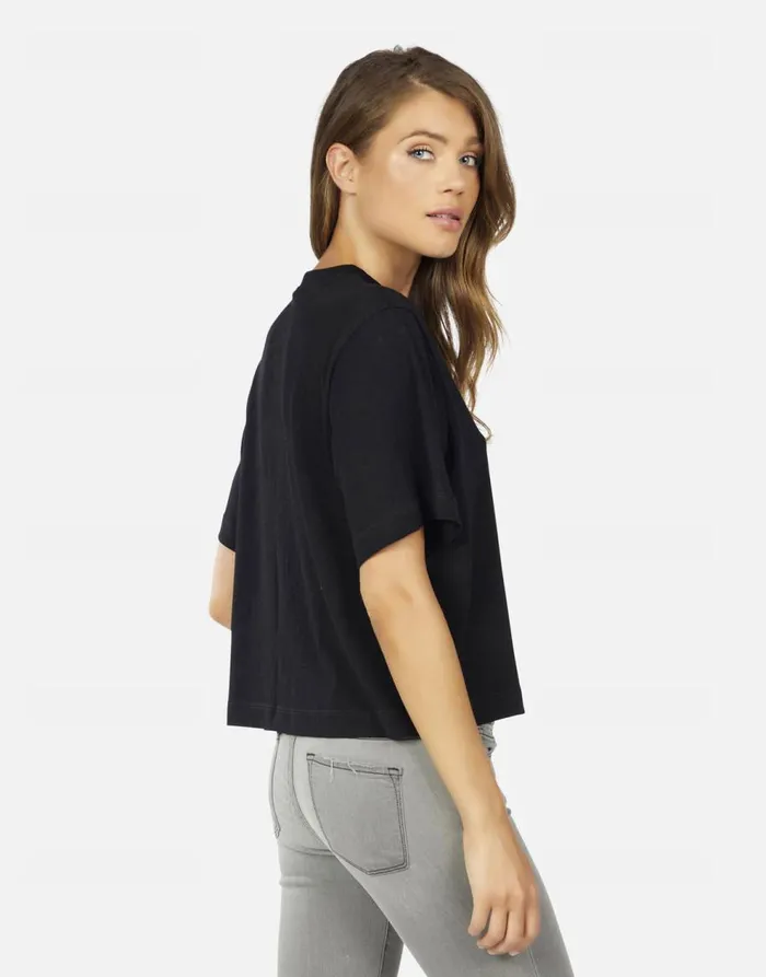Women039s Rue Floral Eye Love Black Lauren Moshi Short Sleeve