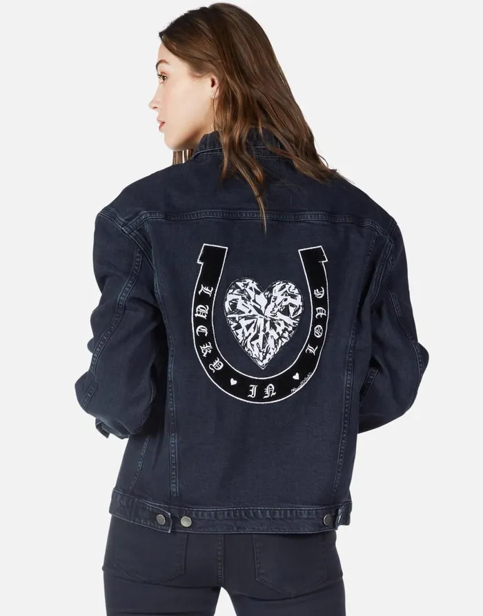 Women039s Spencer Lucky In Love Vintage Black Lauren Moshi Jackets