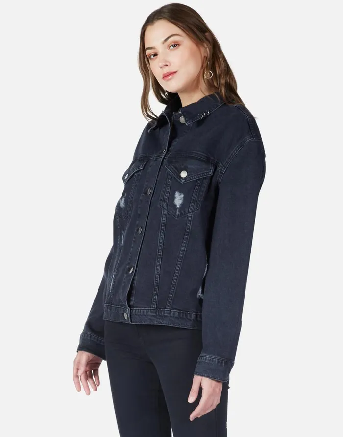 Women039s Spencer Lucky In Love Vintage Black Lauren Moshi Jackets