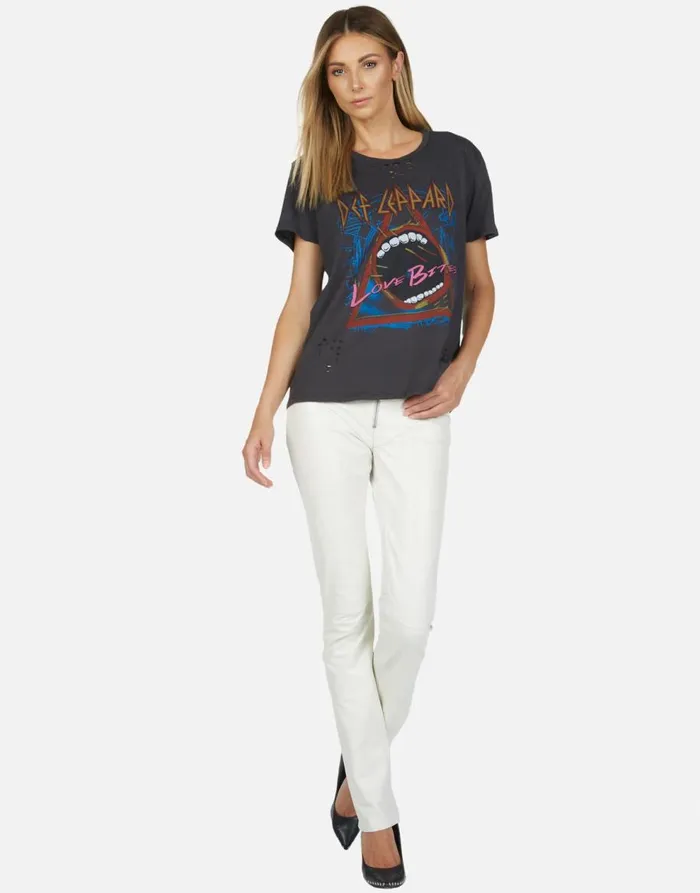 Women039s Wolf Love Bites Onyx Lauren Moshi Short Sleeve