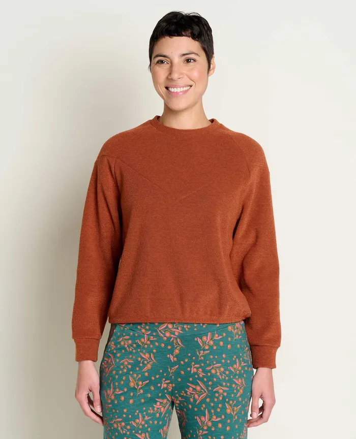 Women8217s Tops and TShirts ToadandCo Whitney Terry Pullover Cinnamon