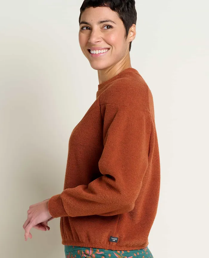 Women8217s Tops and TShirts ToadandCo Whitney Terry Pullover Cinnamon