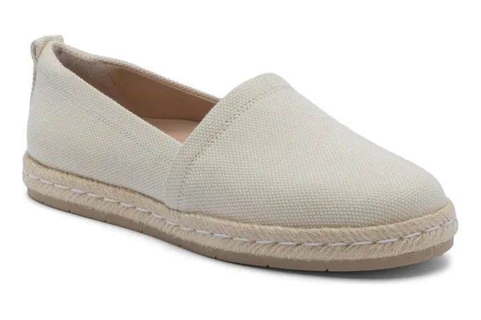 Women ABEO Footwear Casual Shoes Isle Slip On Nat Canvas