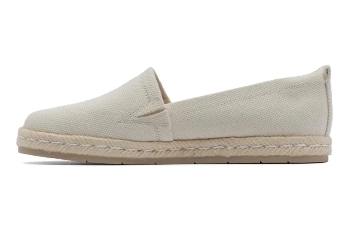 Women ABEO Footwear Casual Shoes Isle Slip On Nat Canvas