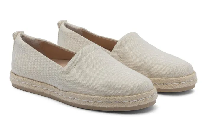Women ABEO Footwear Casual Shoes Isle Slip On Nat Canvas