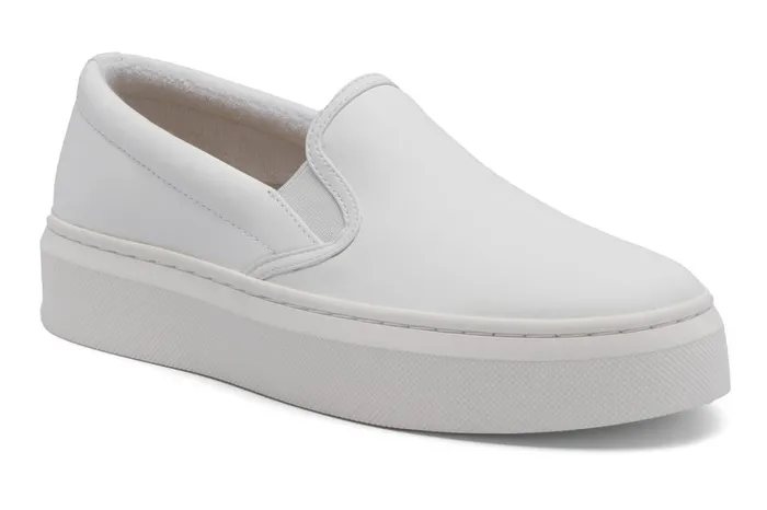 Women ABEO Footwear Casual Shoes Jumpstreet Slip On White Leather