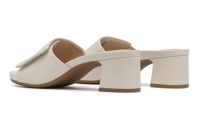 Women ABEO Footwear Dress Avenue Slide Off White Leather Women ABEO Footwear Dress Avenue Slide Off White Leather