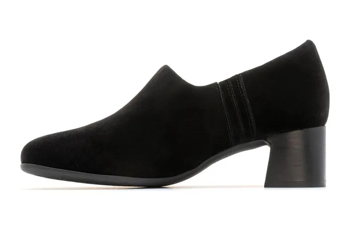 Women ABEO Footwear Dress Avenue Slip On Black Suede Women ABEO Footwear Dress Avenue Slip On Black Suede