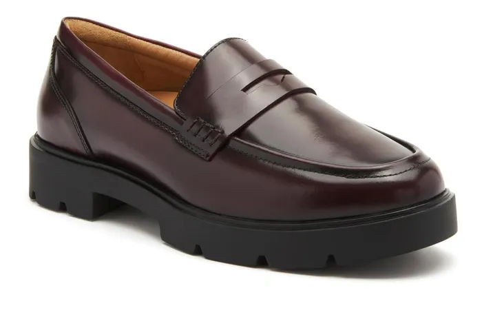Women ABEO Footwear Dress Boulevard Loafer Dark Brown