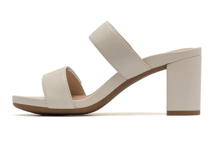 Women ABEO Footwear Dress Tempo Slide Off White Leather Women ABEO Footwear Dress Tempo Slide Off White Leather