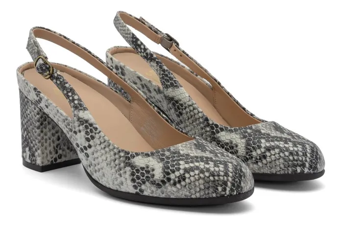 Women ABEO Footwear Dress Tempo Slingback Snake Print Women ABEO Footwear Dress Tempo Slingback Snake Print