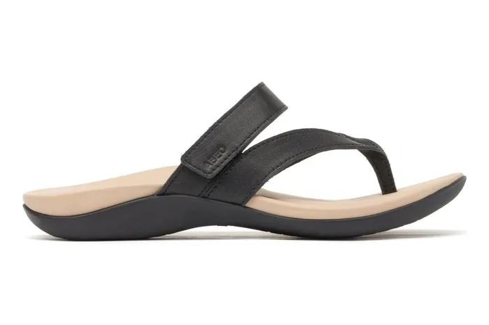 Women ABEO Footwear Sandals Oasis Thong Sandal Black Majestic Women ABEO Footwear Sandals Oasis Thong Sandal Black Majestic
