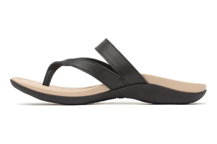 Women ABEO Footwear Sandals Oasis Thong Sandal Black Majestic Women ABEO Footwear Sandals Oasis Thong Sandal Black Majestic