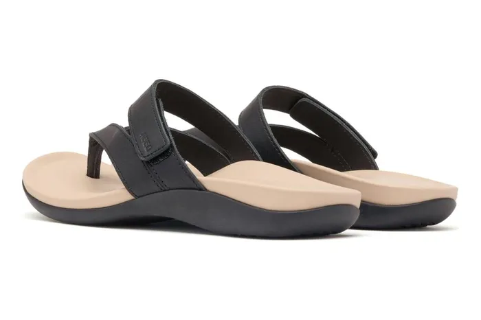 Women ABEO Footwear Sandals Oasis Thong Sandal Black Majestic Women ABEO Footwear Sandals Oasis Thong Sandal Black Majestic