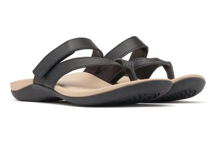 Women ABEO Footwear Sandals Oasis Thong Sandal Black Majestic Women ABEO Footwear Sandals Oasis Thong Sandal Black Majestic