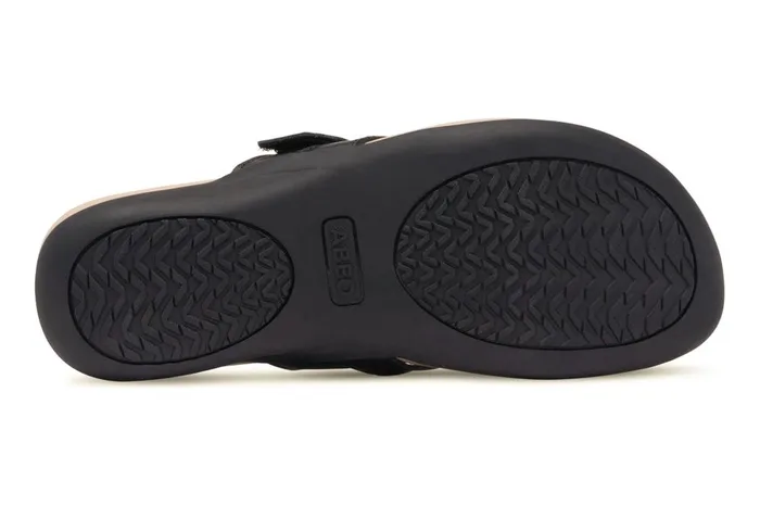 Women ABEO Footwear Sandals Oasis Thong Sandal Black Majestic Women ABEO Footwear Sandals Oasis Thong Sandal Black Majestic