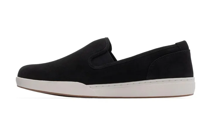 Women ABEO Footwear Sneakers Encore Slip On Black Leather Women ABEO Footwear Sneakers Encore Slip On Black Leather