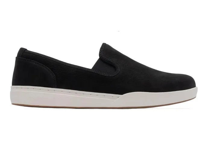 Women ABEO Footwear Sneakers Encore Slip On Black Leather Women ABEO Footwear Sneakers Encore Slip On Black Leather