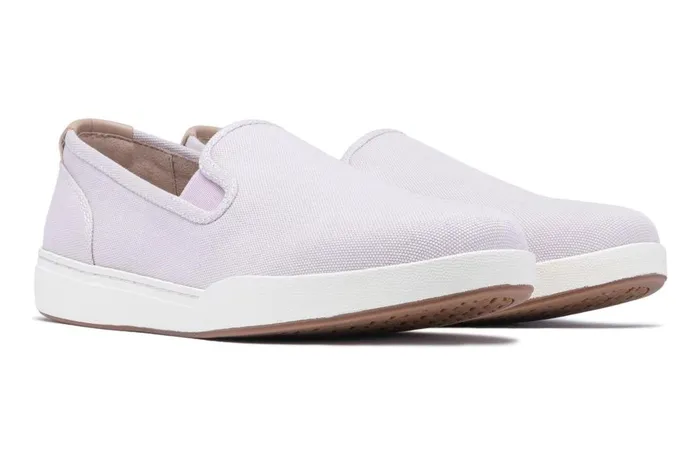Women ABEO Footwear Sneakers Encore Slip On Lilac Canvas Women ABEO Footwear Sneakers Encore Slip On Lilac Canvas