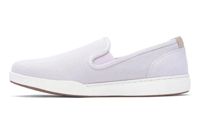 Women ABEO Footwear Sneakers Encore Slip On Lilac Canvas Women ABEO Footwear Sneakers Encore Slip On Lilac Canvas
