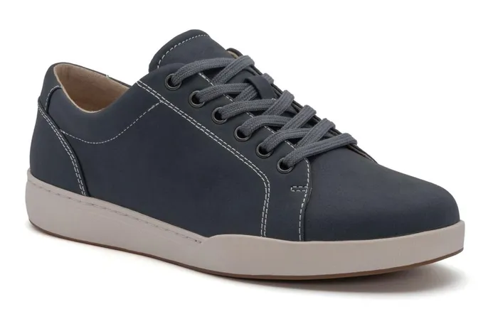 Women ABEO Footwear Sneakers Encore Sneaker Dark Grey Nubuck