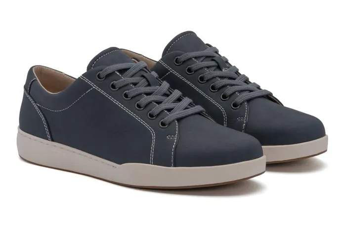 Women ABEO Footwear Sneakers Encore Sneaker Dark Grey Nubuck