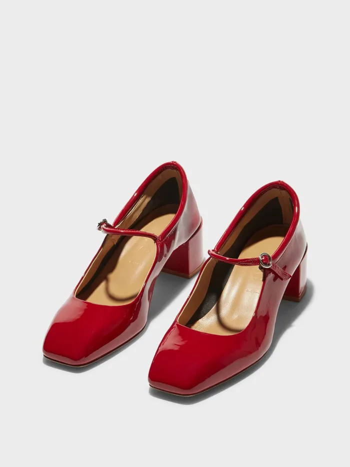 Women Aeyde ALINE Cranberry Mary Jane Pump Aeyde Pumps