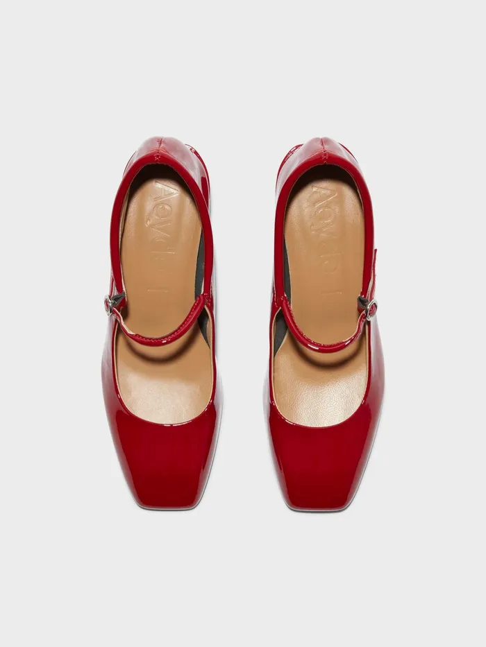 Women Aeyde ALINE Cranberry Mary Jane Pump Aeyde Pumps