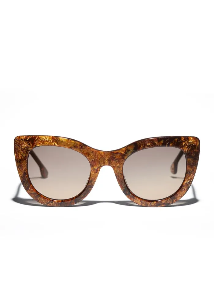Women Alice Olivia Delancey Sunglasses Burlwood