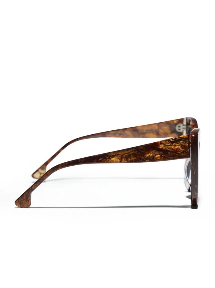 Women Alice Olivia Delancey Sunglasses Burlwood