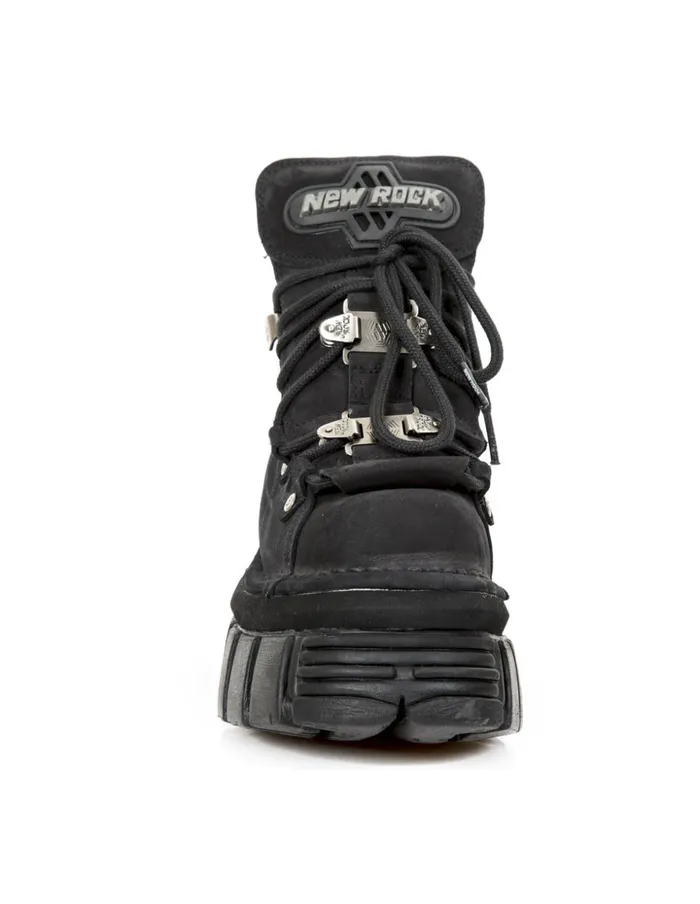 Women Ankle Boot Metallic M756C8 New Rock Platform