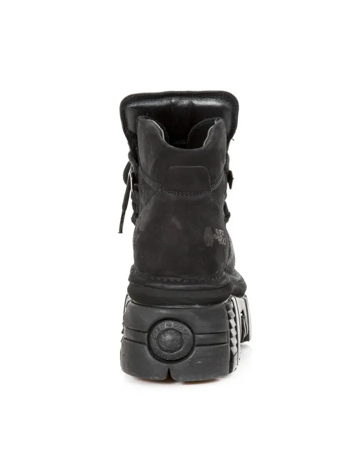 Women Ankle Boot Metallic M756C8 New Rock Platform