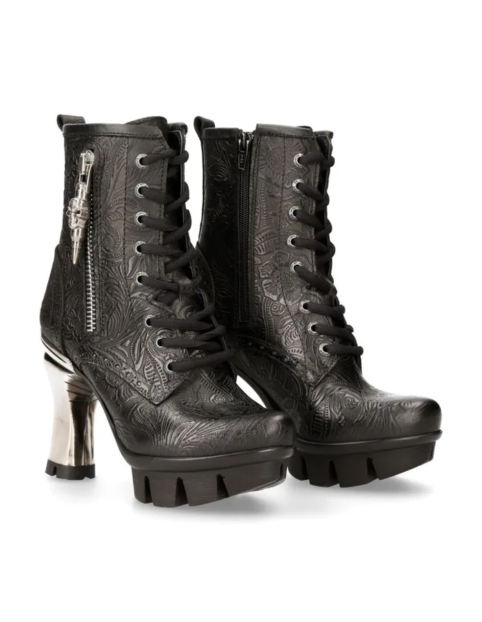 Women Ankle Boot Neopunk MNeopunk003C4 New Rock High Heels