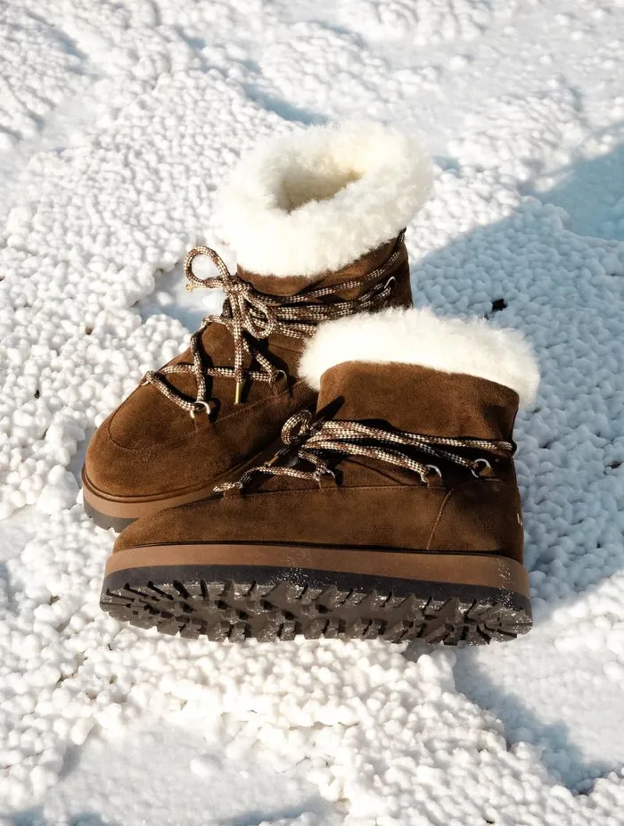 Women Ankle Boots Bobbies Kiruna Rockies Brown