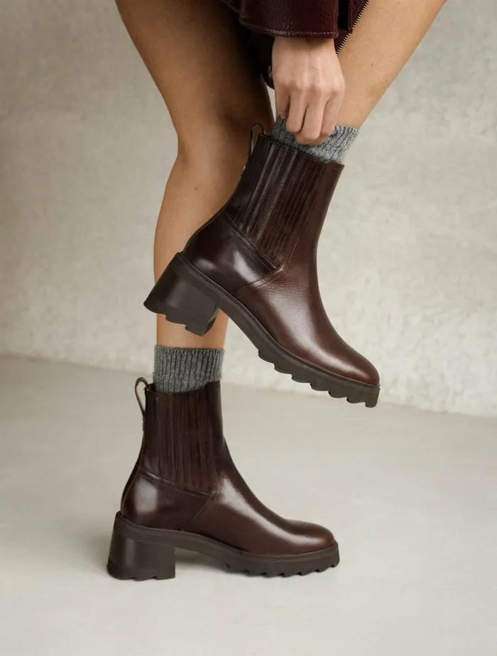 Women Ankle Boots Bobbies Lison Irish Coffee