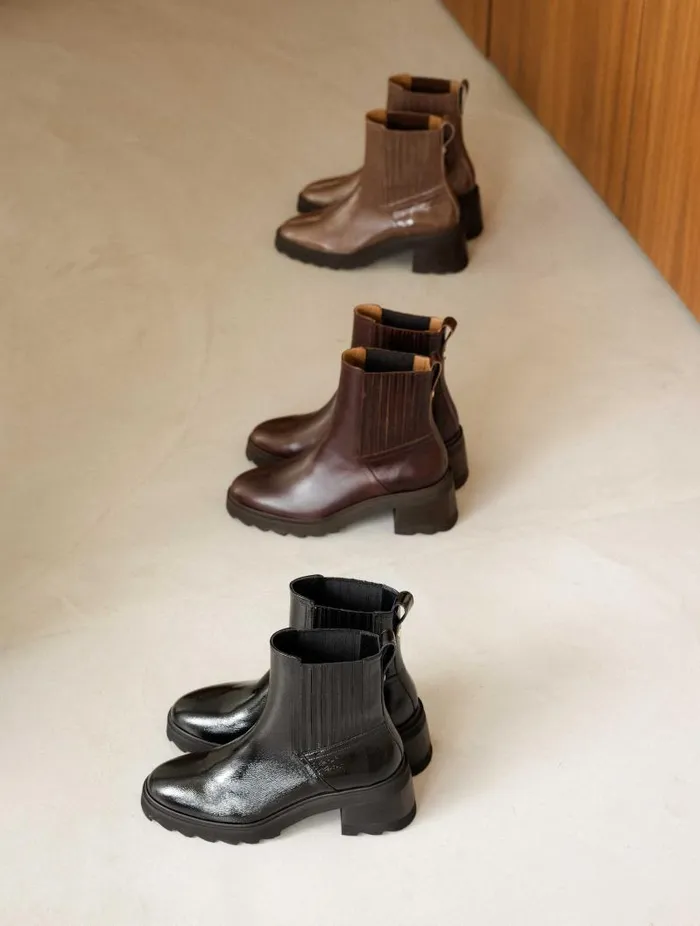 Women Ankle Boots Bobbies Lison Irish Coffee