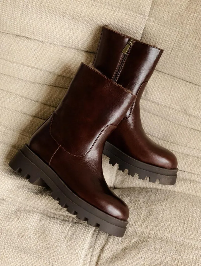 Women Ankle Boots Bobbies Molly Irish Coffee